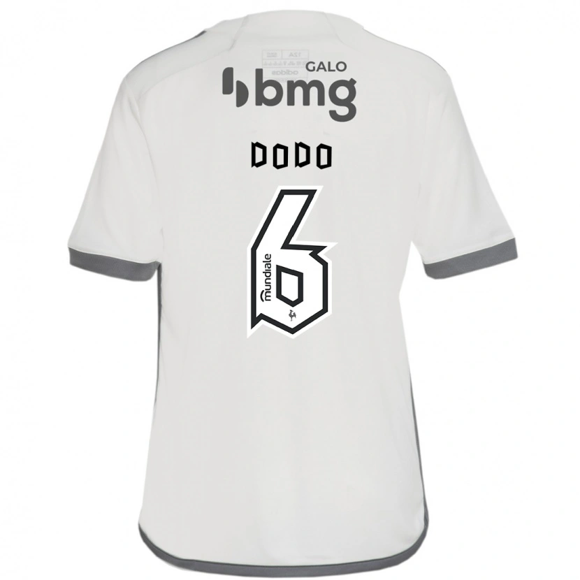 Danxen Mujer Camiseta Dodo #6 Blanco Negro 2ª Equipación 2025/26 La Camisa