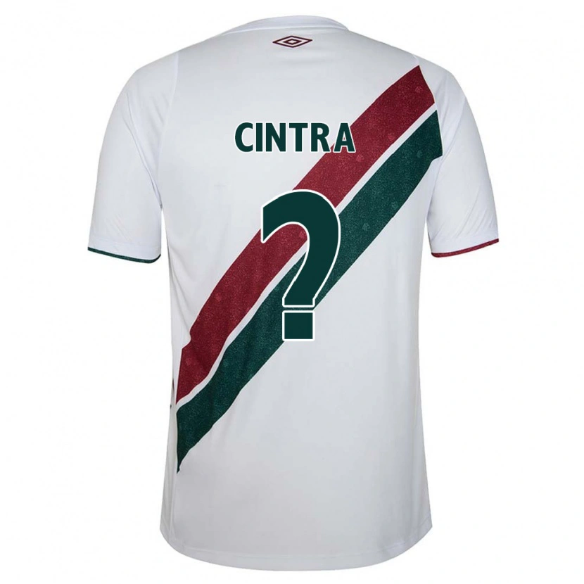 Danxen Mujer Camiseta Gustavo Cintra #0 Blanco Verde Granate 2ª Equipación 2025/26 La Camisa