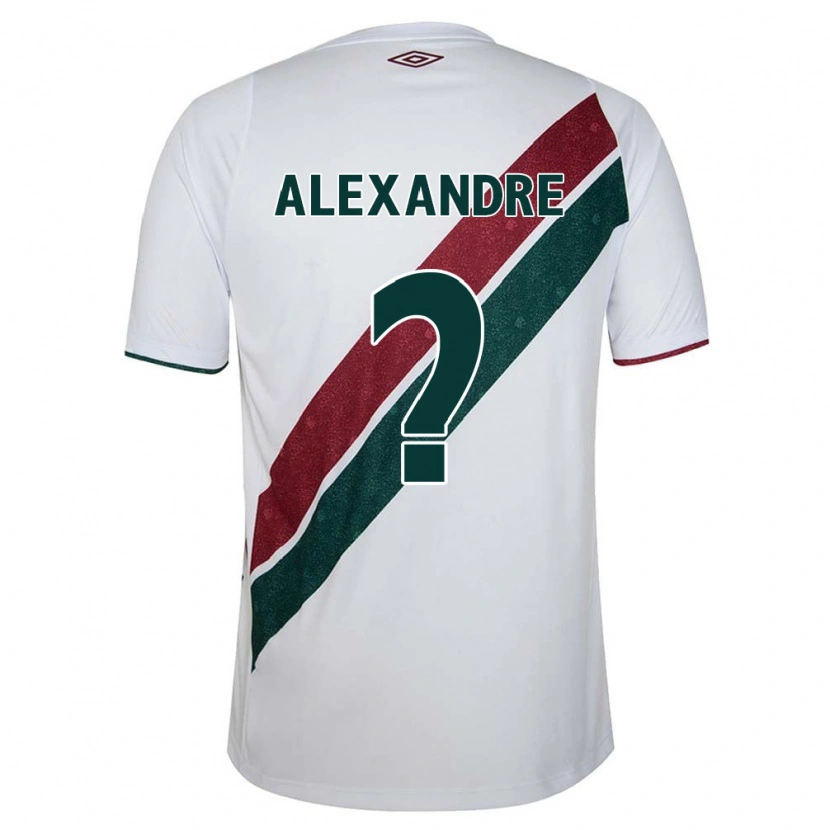 Danxen Mujer Camiseta Alexandre #0 Verde Granate Blanco 2ª Equipación 2025/26 La Camisa