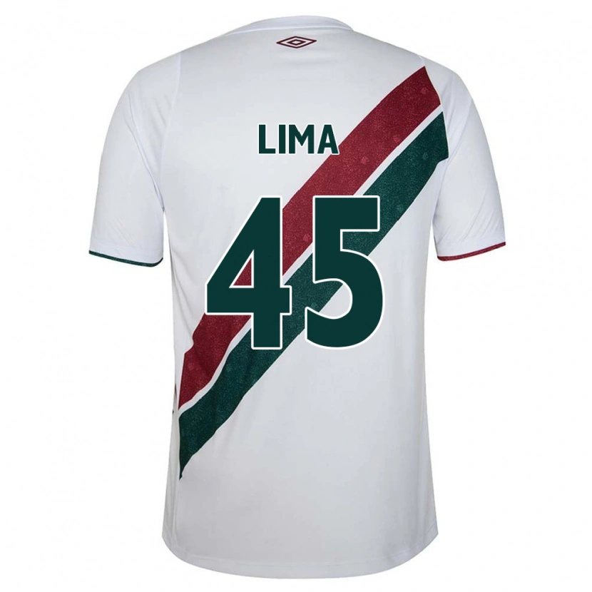 Danxen Mujer Camiseta Lima #45 Blanco Verde Granate 2ª Equipación 2025/26 La Camisa