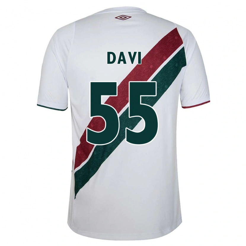 Danxen Mujer Camiseta Wallace Davi #55 Verde Granate Blanco 2ª Equipación 2025/26 La Camisa