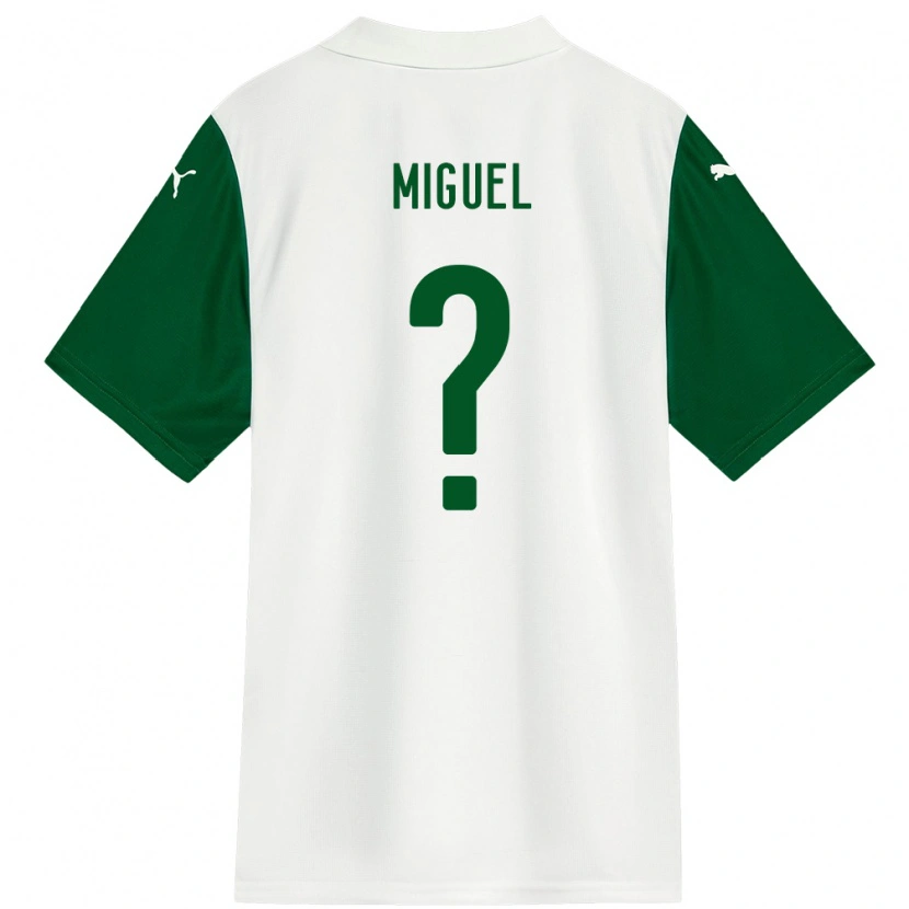Danxen Mujer Camiseta Carlos Miguel #0 Verde Blanco 2ª Equipación 2025/26 La Camisa