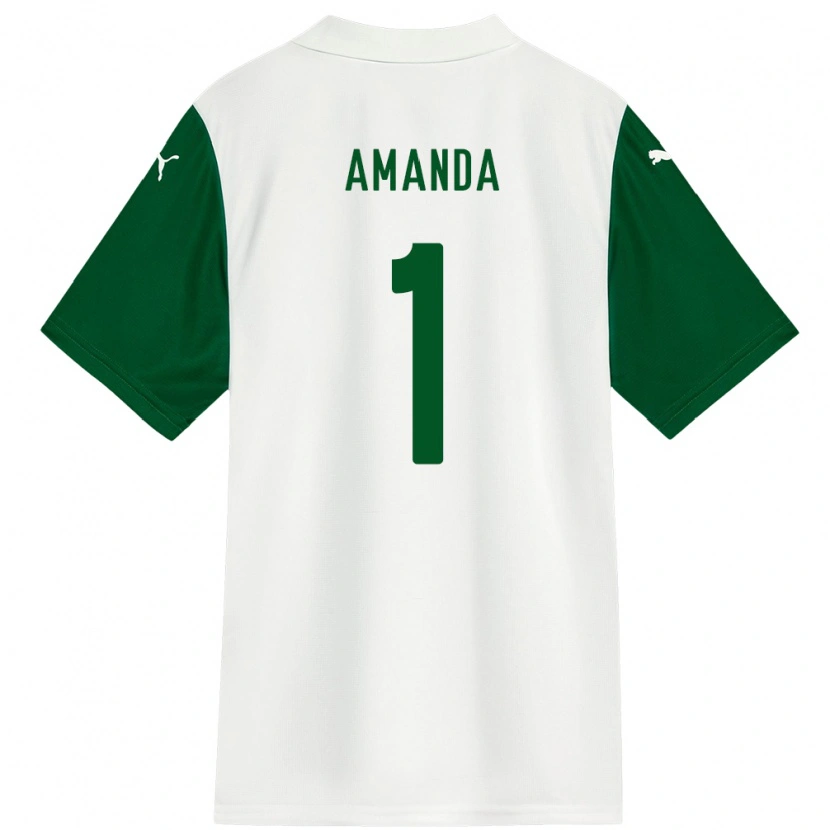 Danxen Mujer Camiseta Amanda #1 Verde Blanco 2ª Equipación 2025/26 La Camisa