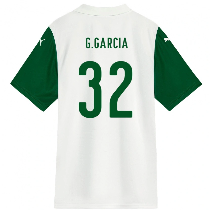 Danxen Mujer Camiseta Gustavo Garcia #32 Verde Blanco 2ª Equipación 2025/26 La Camisa