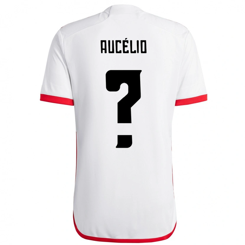 Danxen Mujer Camiseta Luis Aucélio #0 Rojo Negro 2ª Equipación 2025/26 La Camisa