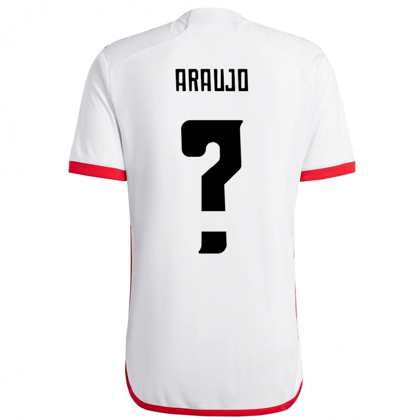 Danxen Mujer Camiseta Isaque Araujo #0 Rojo Negro 2ª Equipación 2025/26 La Camisa