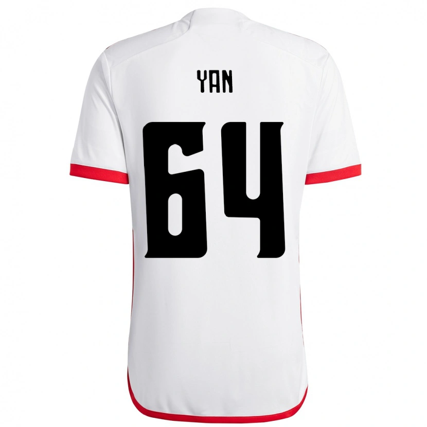 Danxen Mujer Camiseta Wallace Yan #64 Rojo Negro 2ª Equipación 2025/26 La Camisa