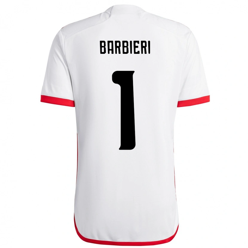 Danxen Mujer Camiseta Gabi Barbieri #1 Rojo Negro 2ª Equipación 2025/26 La Camisa