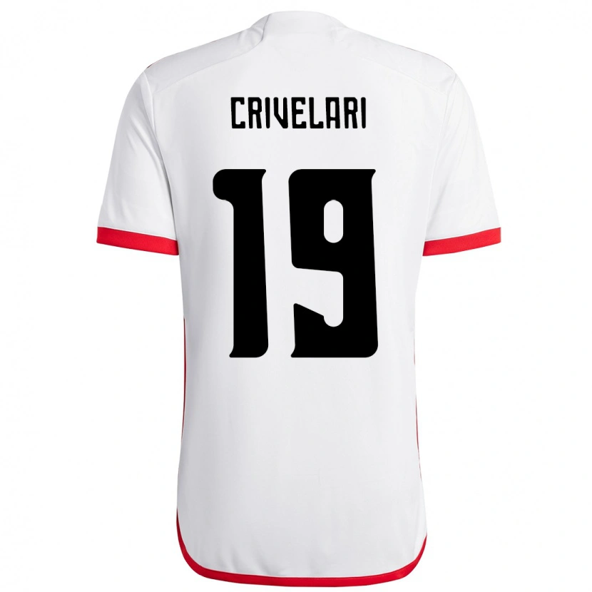 Danxen Mujer Camiseta Crivelari #19 Rojo Negro 2ª Equipación 2025/26 La Camisa