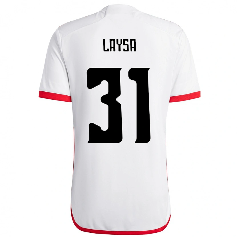 Danxen Mujer Camiseta Laysa #31 Rojo Negro 2ª Equipación 2025/26 La Camisa