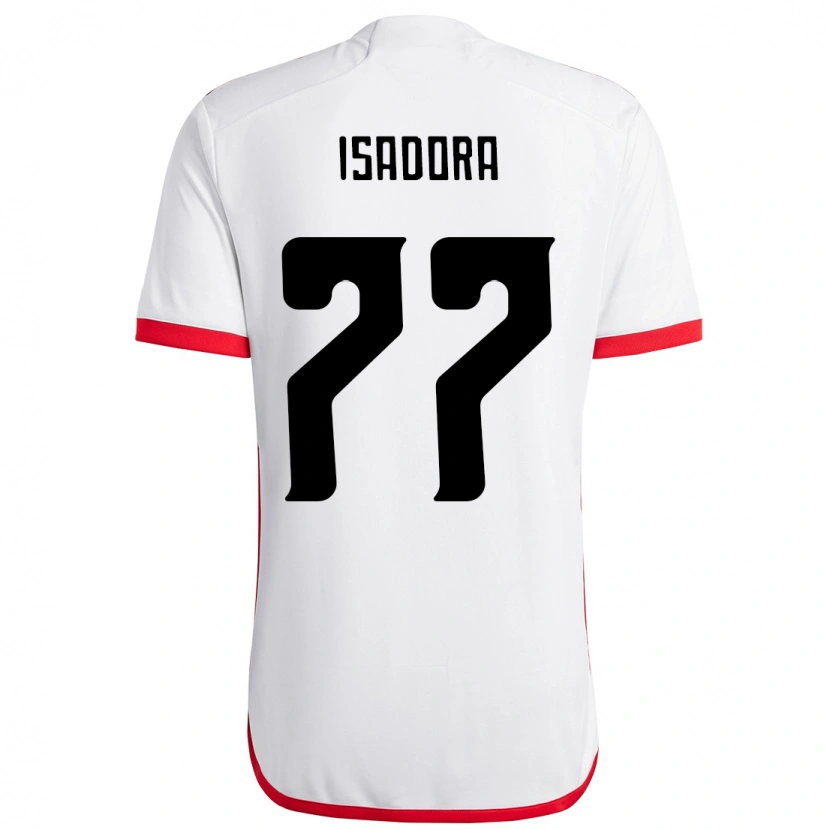Danxen Mujer Camiseta Isadora #77 Rojo Negro 2ª Equipación 2025/26 La Camisa