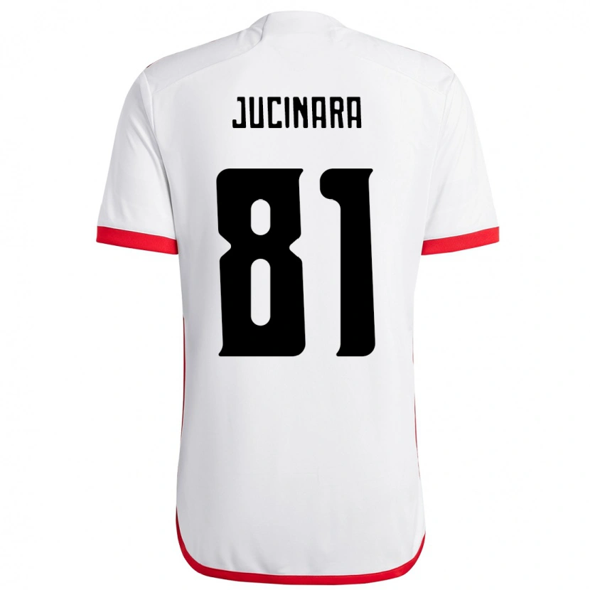 Danxen Mujer Camiseta Jucinara #81 Rojo Negro 2ª Equipación 2025/26 La Camisa