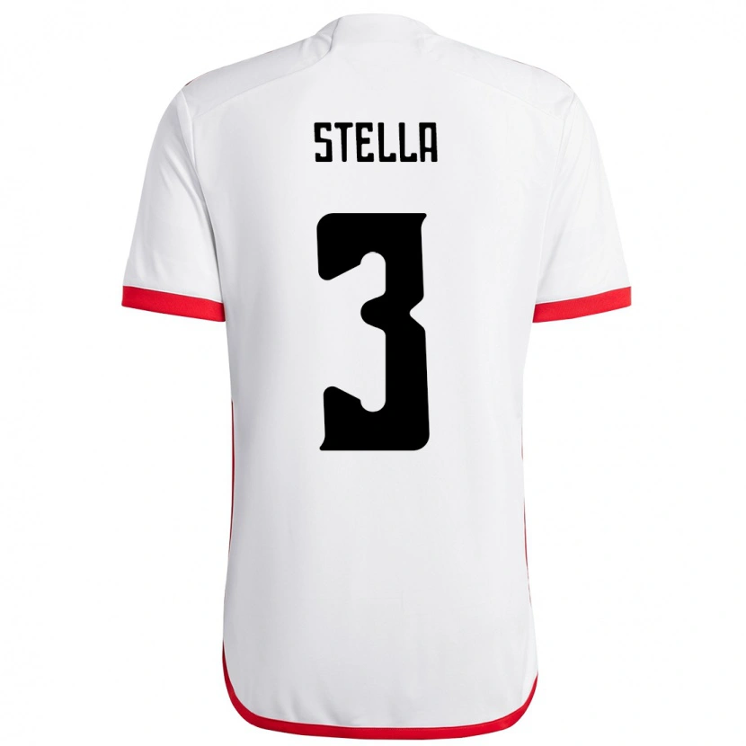Danxen Mujer Camiseta Stella #3 Rojo Negro 2ª Equipación 2025/26 La Camisa
