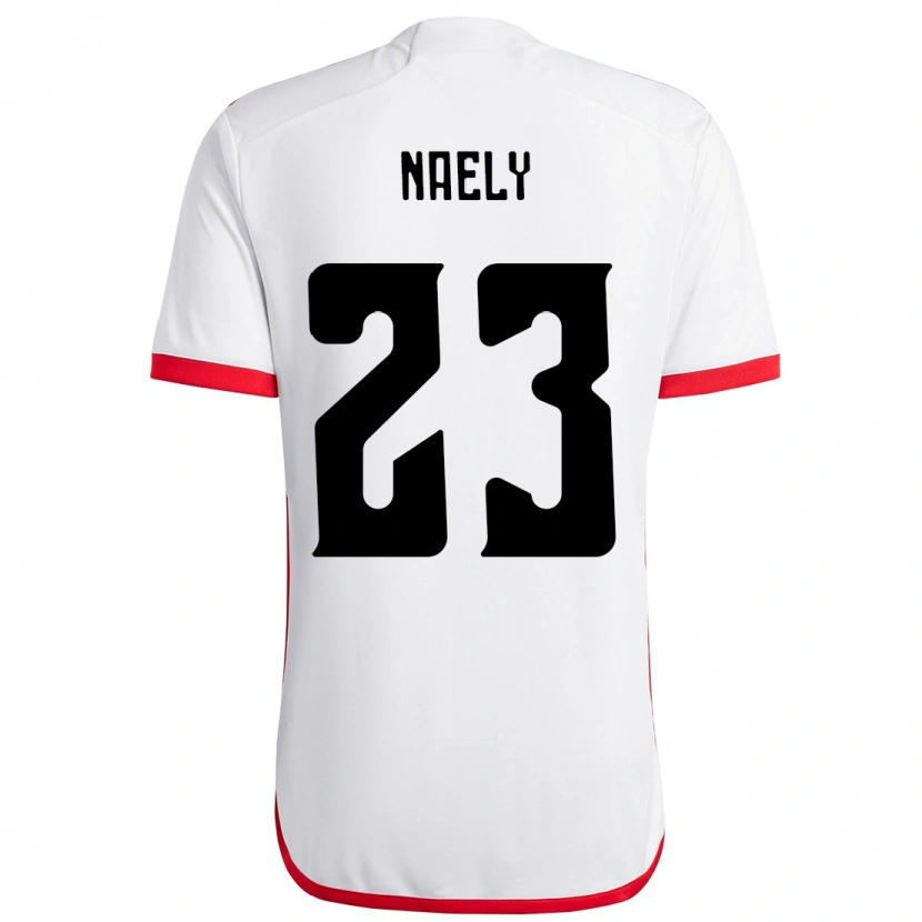 Danxen Mujer Camiseta Naely #23 Rojo Negro 2ª Equipación 2025/26 La Camisa