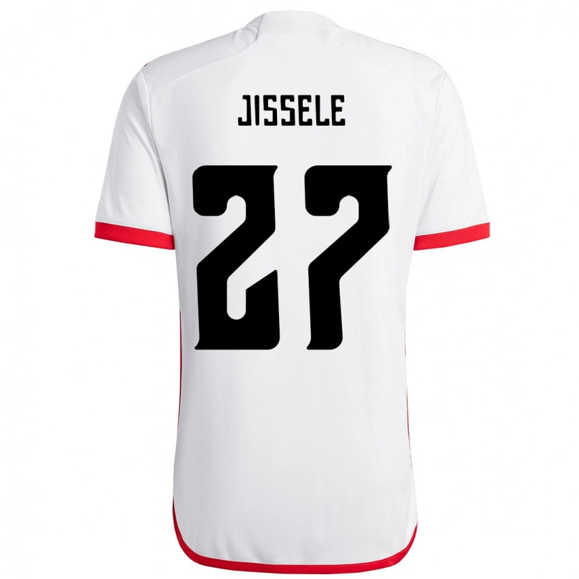 Danxen Mujer Camiseta Jissele #27 Rojo Negro 2ª Equipación 2025/26 La Camisa