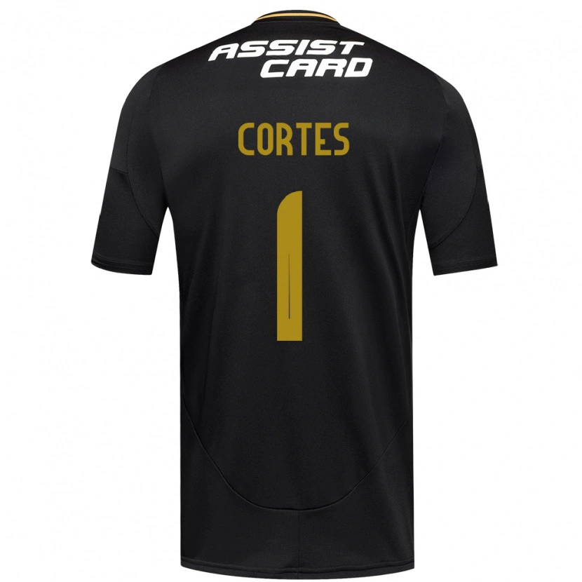Danxen Mujer Camiseta Brayan Cortés #1 Negro Blanco Amarillo 2ª Equipación 2025/26 La Camisa