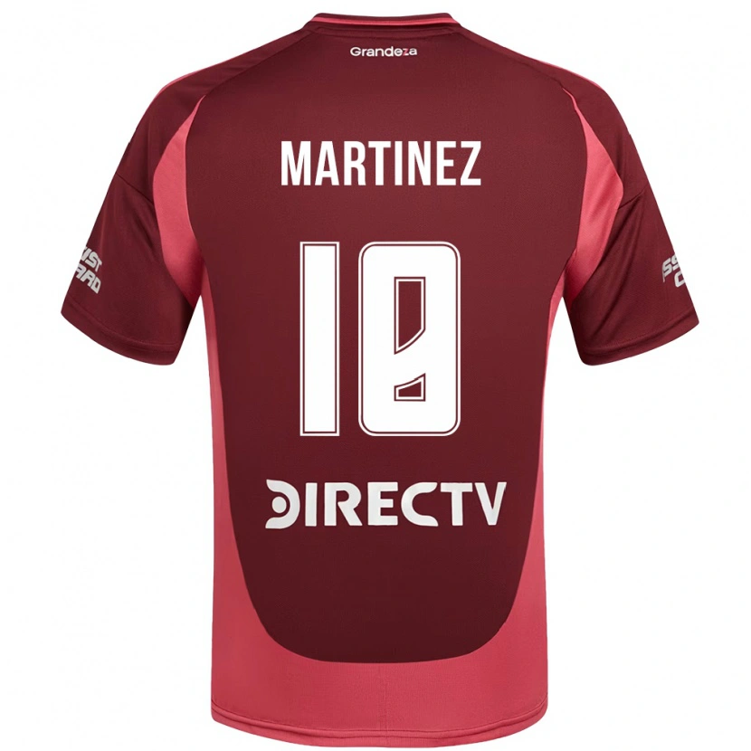 Danxen Mujer Camiseta Gonzalo Martínez #18 Borgoña Magenta 2ª Equipación 2025/26 La Camisa