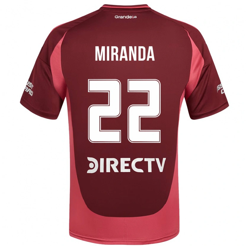 Danxen Mujer Camiseta Morena Miranda #22 Blanco Rojo 2ª Equipación 2025/26 La Camisa