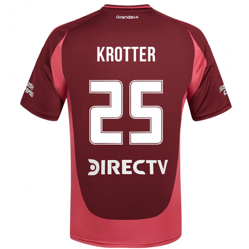 Danxen Mujer Camiseta Martina Krotter #25 Blanco Rojo 2ª Equipación 2025/26 La Camisa