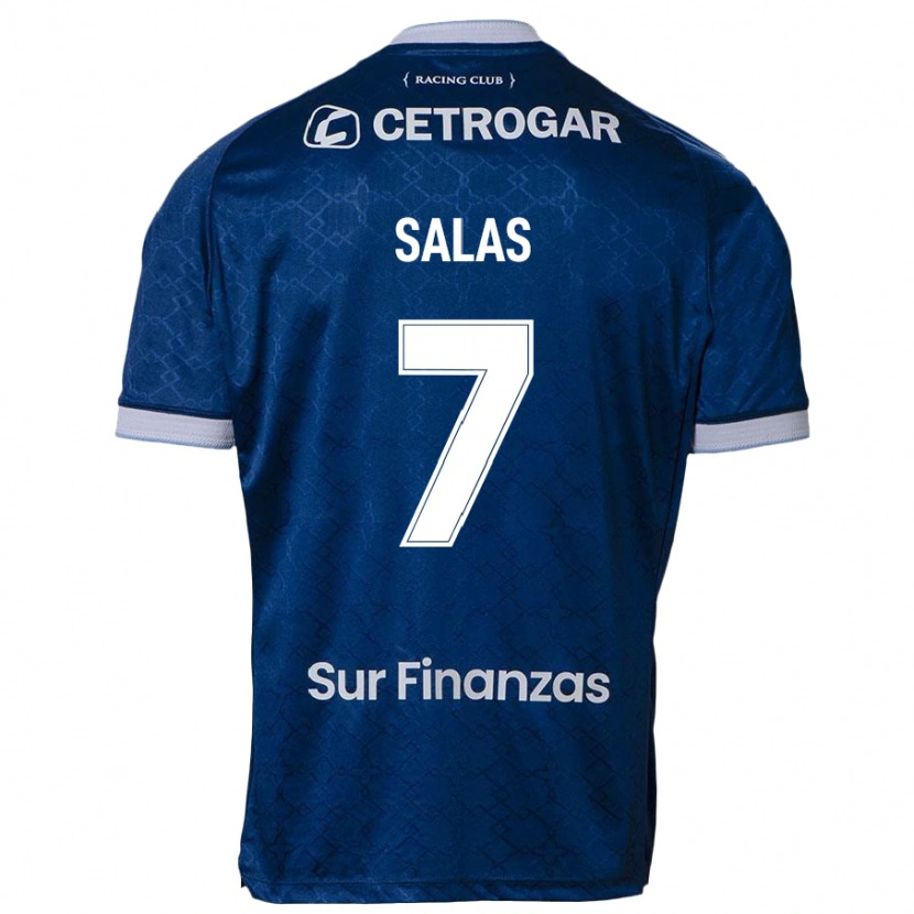 Danxen Mujer Camiseta Maximiliano Salas #7 Azul Oscuro 2ª Equipación 2025/26 La Camisa