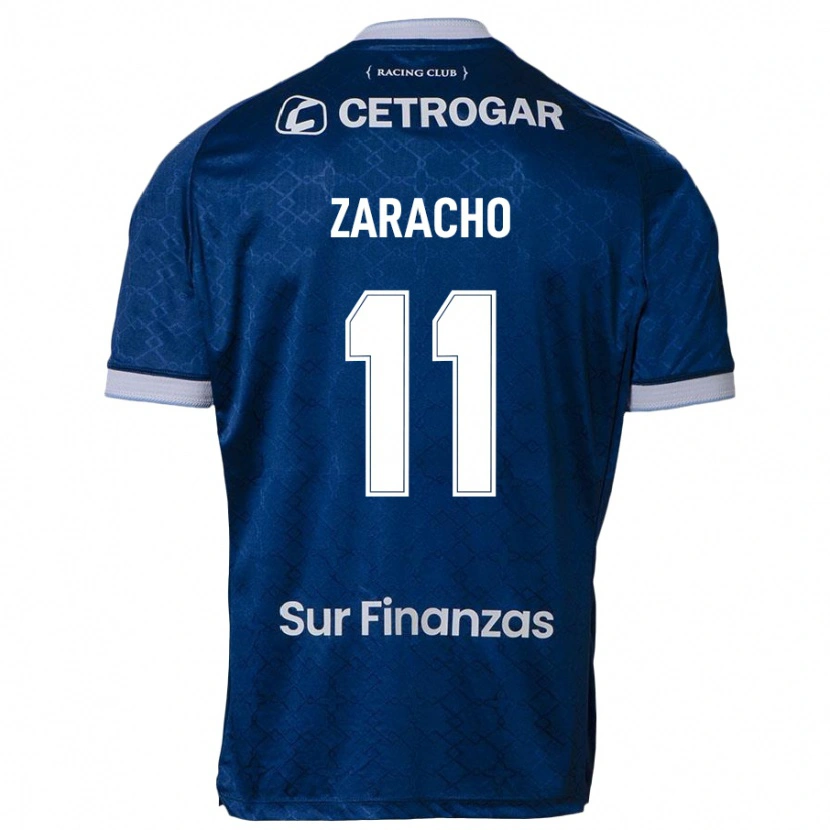 Danxen Mujer Camiseta Matías Zaracho #11 Azul Oscuro 2ª Equipación 2025/26 La Camisa