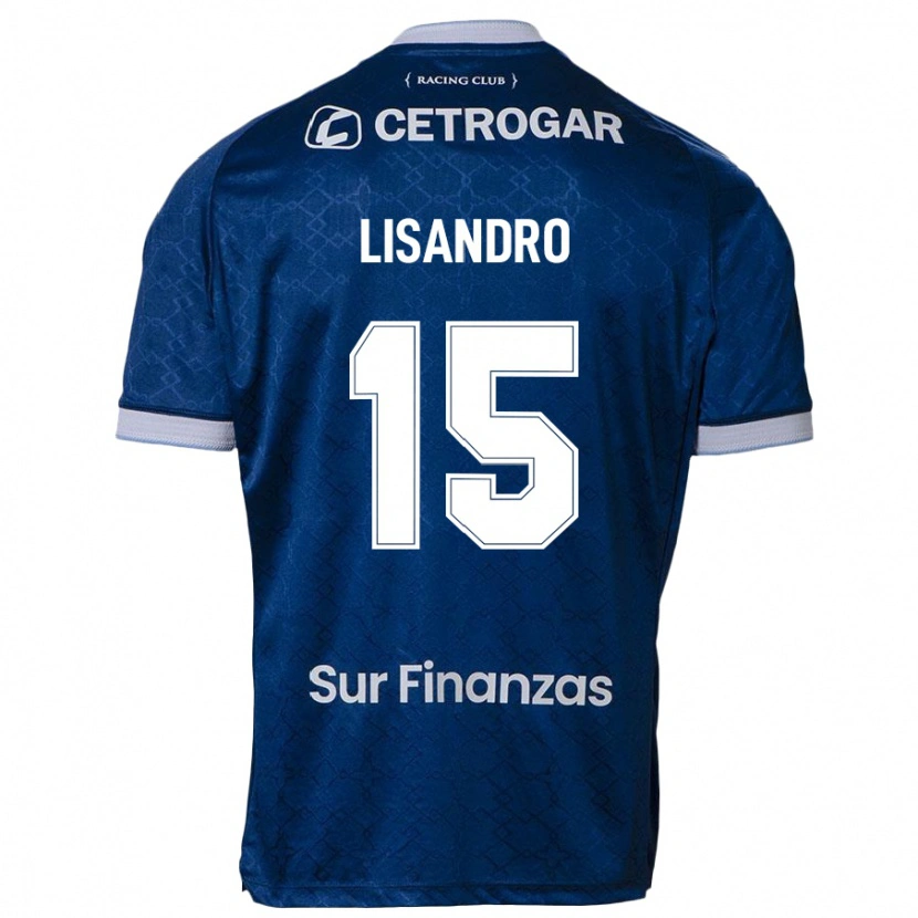 Danxen Mujer Camiseta Lisandro Lopez #15 Azul Oscuro 2ª Equipación 2025/26 La Camisa
