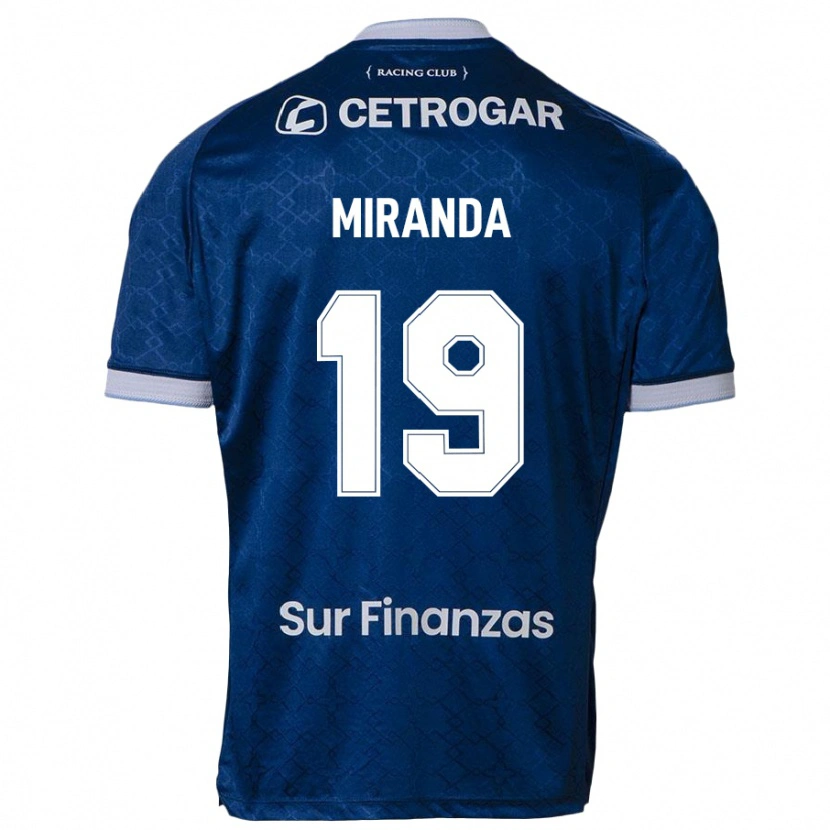 Danxen Mujer Camiseta Leonel Miranda #19 Azul Oscuro 2ª Equipación 2025/26 La Camisa