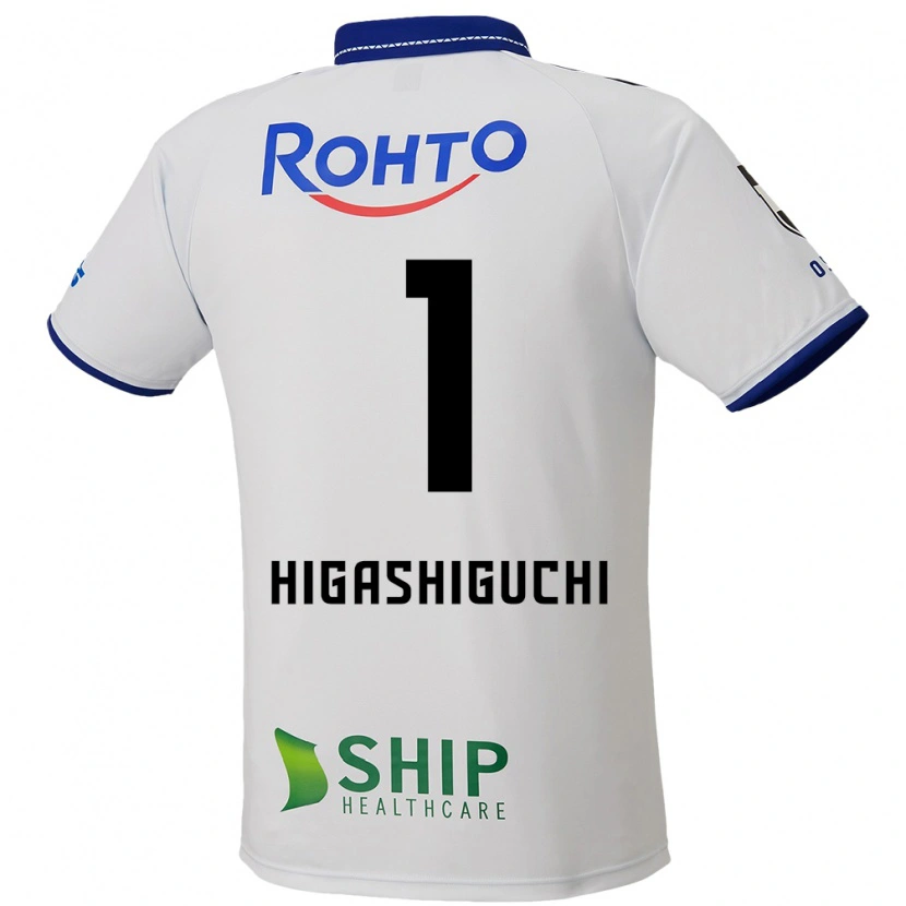 Danxen Mujer Camiseta Masaaki Higashiguchi #1 Azul Blanco Negro 2ª Equipación 2025/26 La Camisa