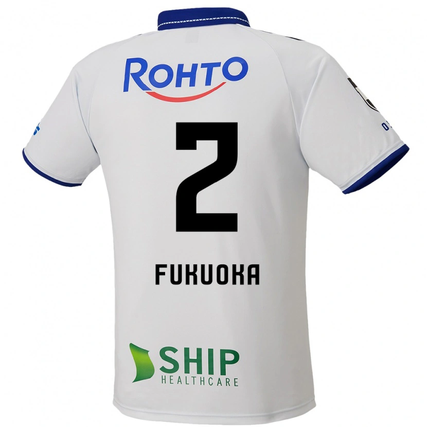 Danxen Mujer Camiseta Shota Fukuoka #2 Azul Blanco Negro 2ª Equipación 2025/26 La Camisa