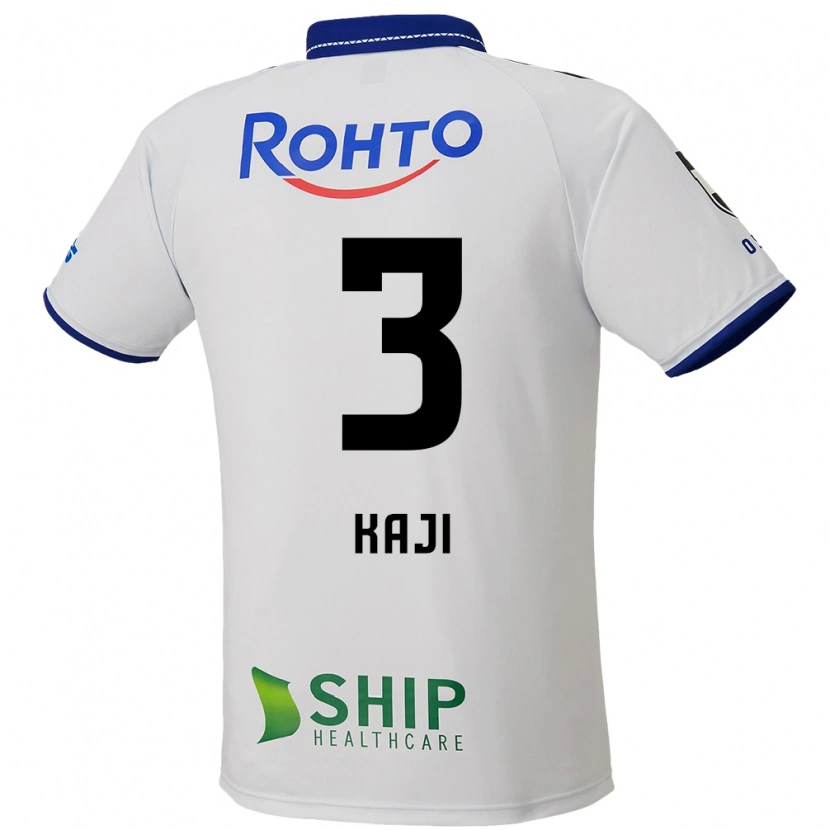 Danxen Mujer Camiseta Rihito Kaji #3 Azul Blanco Negro 2ª Equipación 2025/26 La Camisa