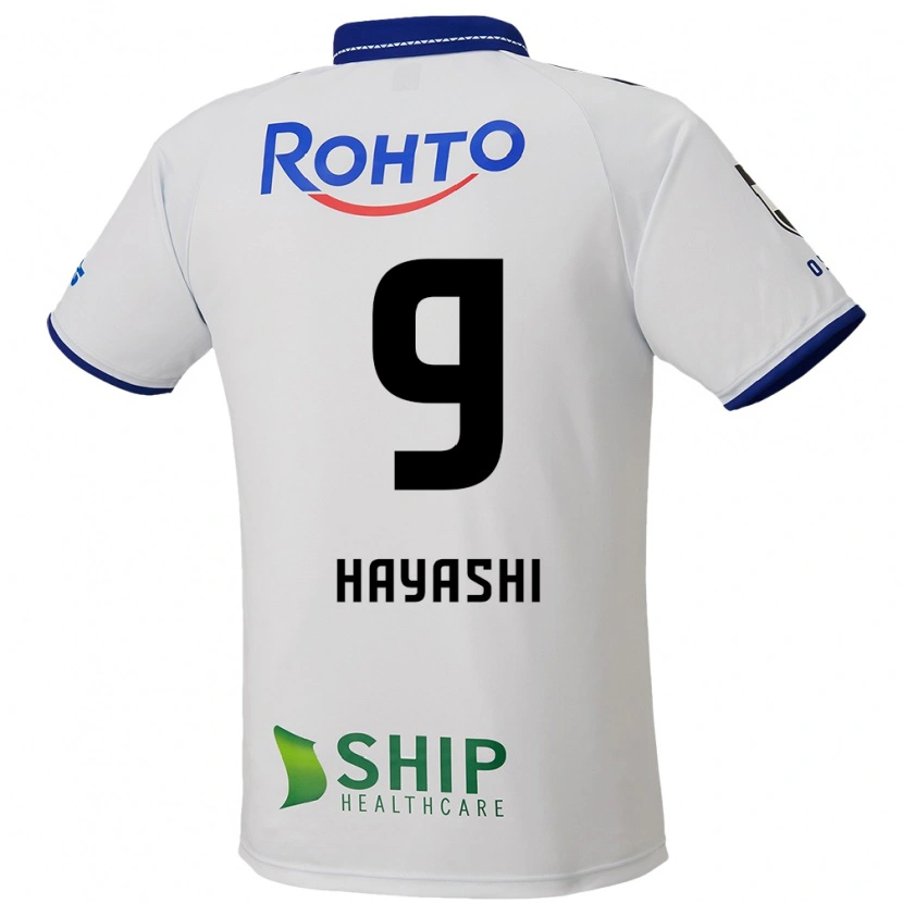Danxen Mujer Camiseta Daichi Hayashi #9 Azul Blanco Negro 2ª Equipación 2025/26 La Camisa