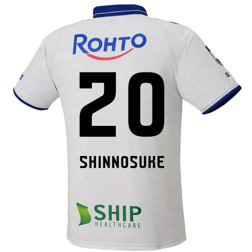Danxen Mujer Camiseta Shinnosuke Nakatani #20 Azul Blanco Negro 2ª Equipación 2025/26 La Camisa