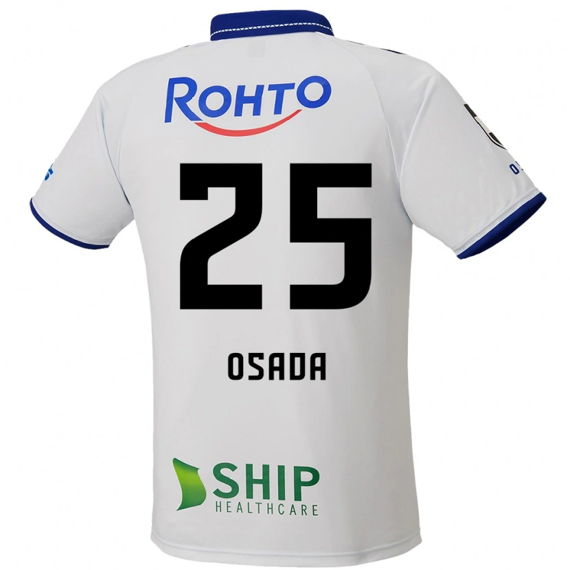 Danxen Mujer Camiseta Towa Osada #25 Azul Blanco Negro 2ª Equipación 2025/26 La Camisa