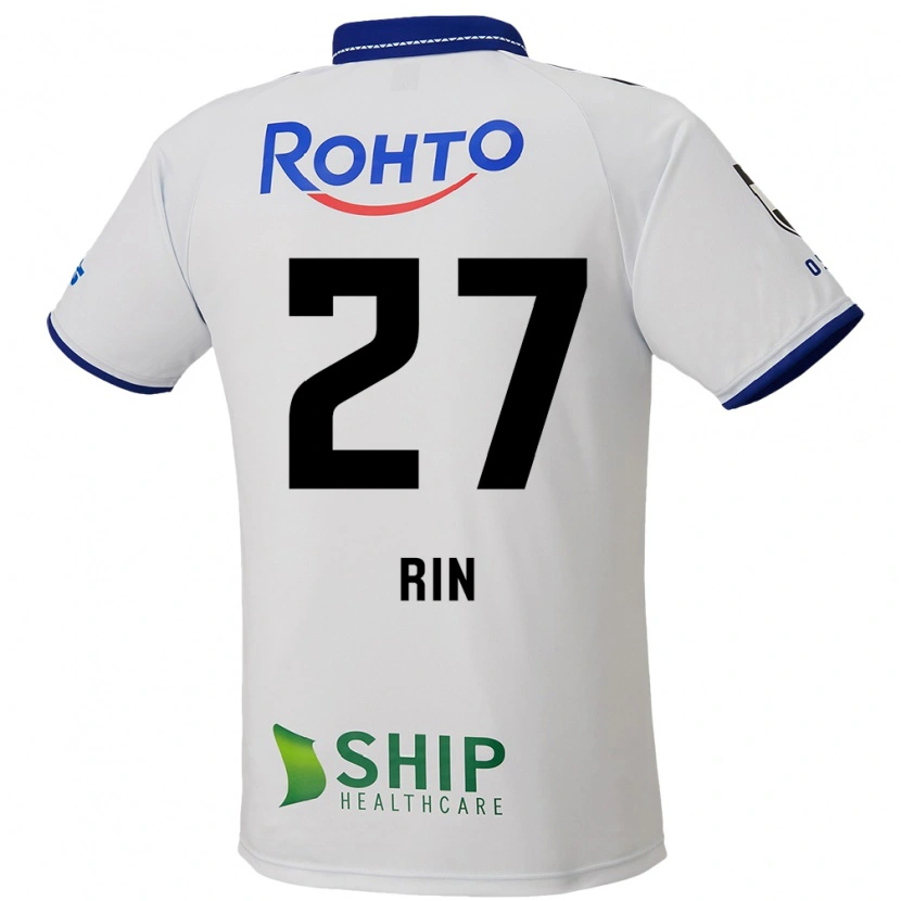 Danxen Mujer Camiseta Rin Mito #27 Azul Blanco Negro 2ª Equipación 2025/26 La Camisa