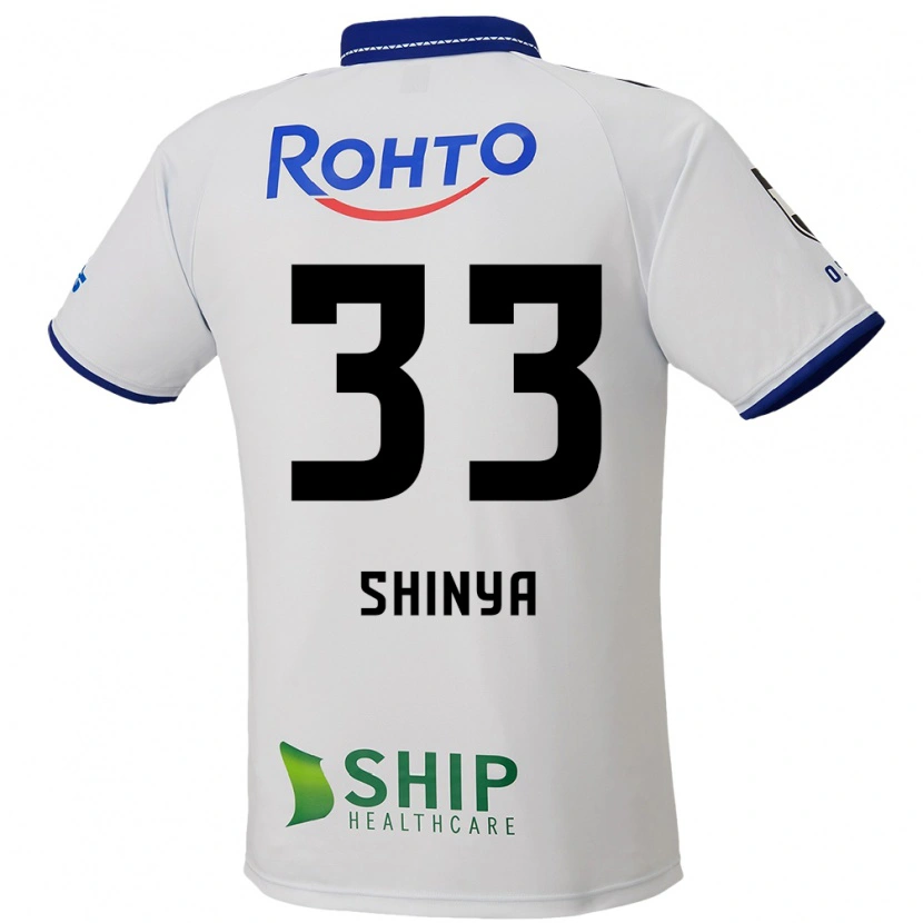 Danxen Mujer Camiseta Shinya Nakano #33 Azul Blanco Negro 2ª Equipación 2025/26 La Camisa