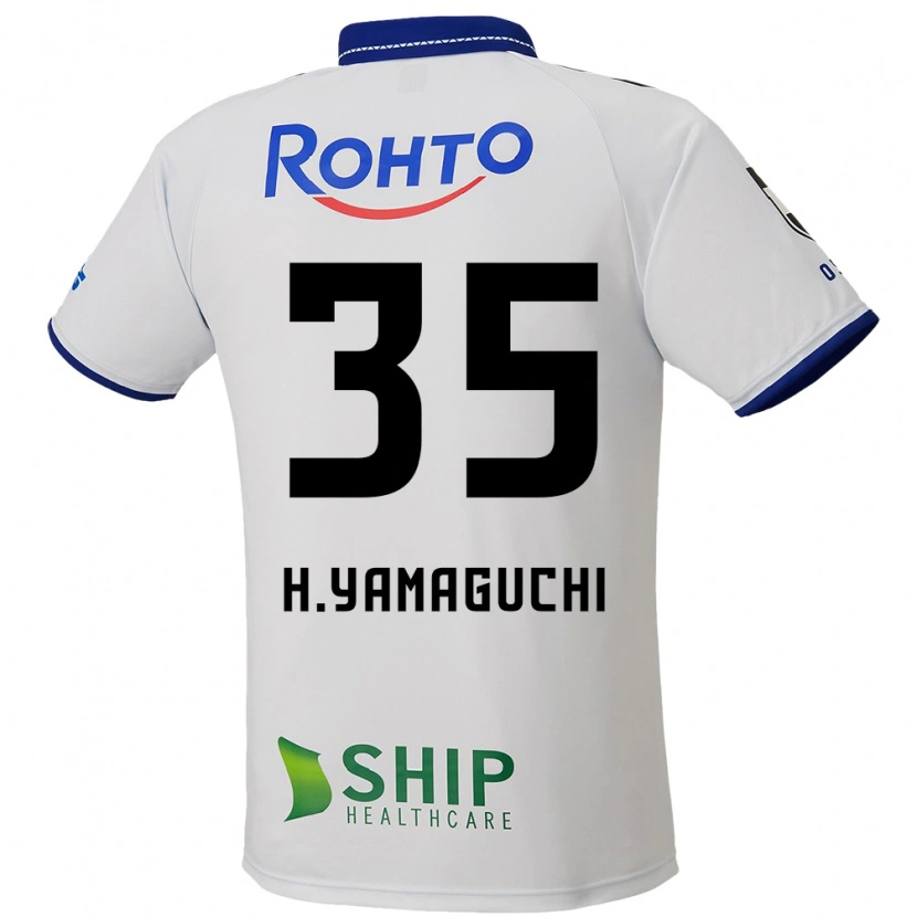 Danxen Mujer Camiseta Haruta Yamaguchi #35 Azul Blanco Negro 2ª Equipación 2025/26 La Camisa