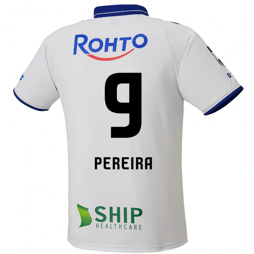 Danxen Mujer Camiseta Leandro Pereira #9 Azul Blanco Negro 2ª Equipación 2025/26 La Camisa