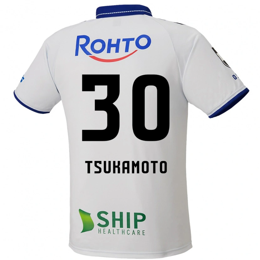 Danxen Mujer Camiseta Dai Tsukamoto #30 Azul Blanco Negro 2ª Equipación 2025/26 La Camisa