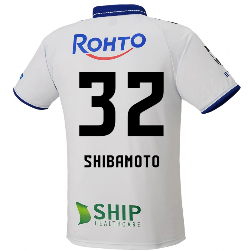 Danxen Mujer Camiseta Ren Shibamoto #32 Azul Blanco Negro 2ª Equipación 2025/26 La Camisa