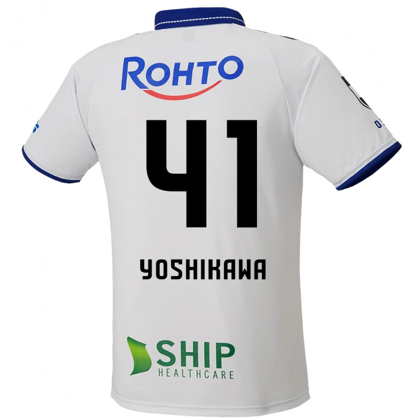 Danxen Mujer Camiseta Naoki Yoshikawa #41 Azul Blanco Negro 2ª Equipación 2025/26 La Camisa