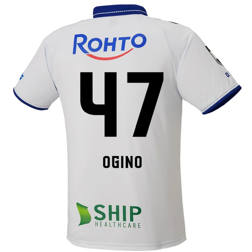 Danxen Mujer Camiseta Motonobu Ogino #47 Azul Blanco Negro 2ª Equipación 2025/26 La Camisa