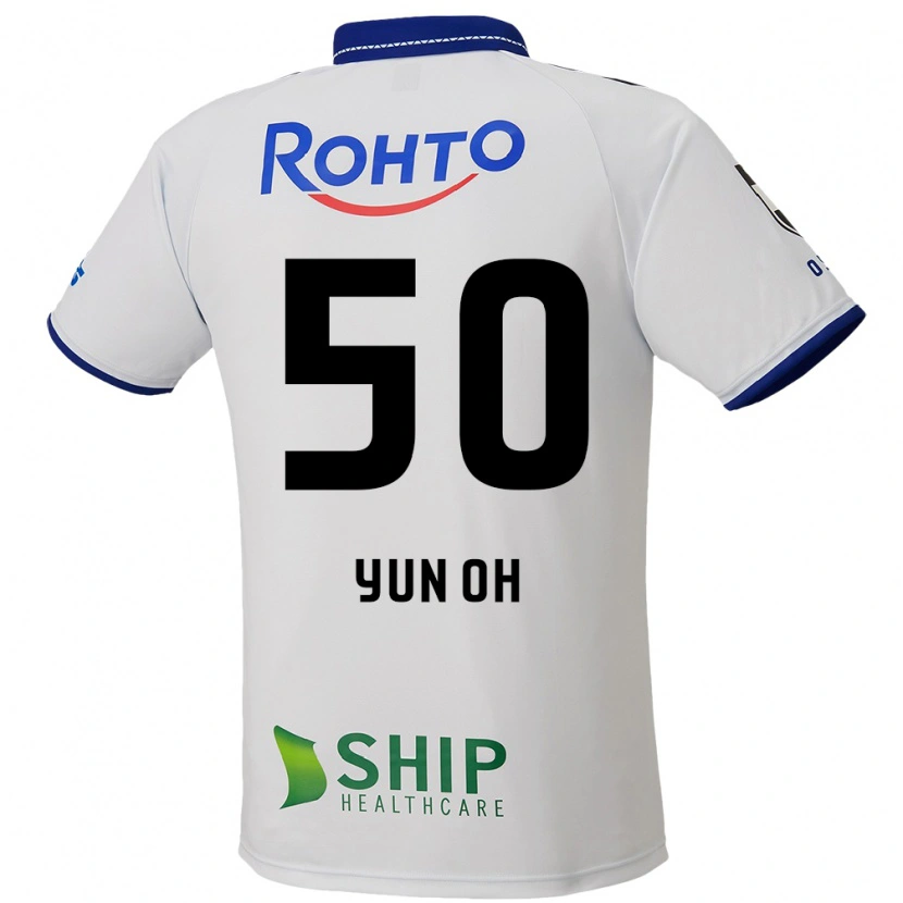 Danxen Mujer Camiseta Lee Yun-Oh #50 Azul Blanco Negro 2ª Equipación 2025/26 La Camisa