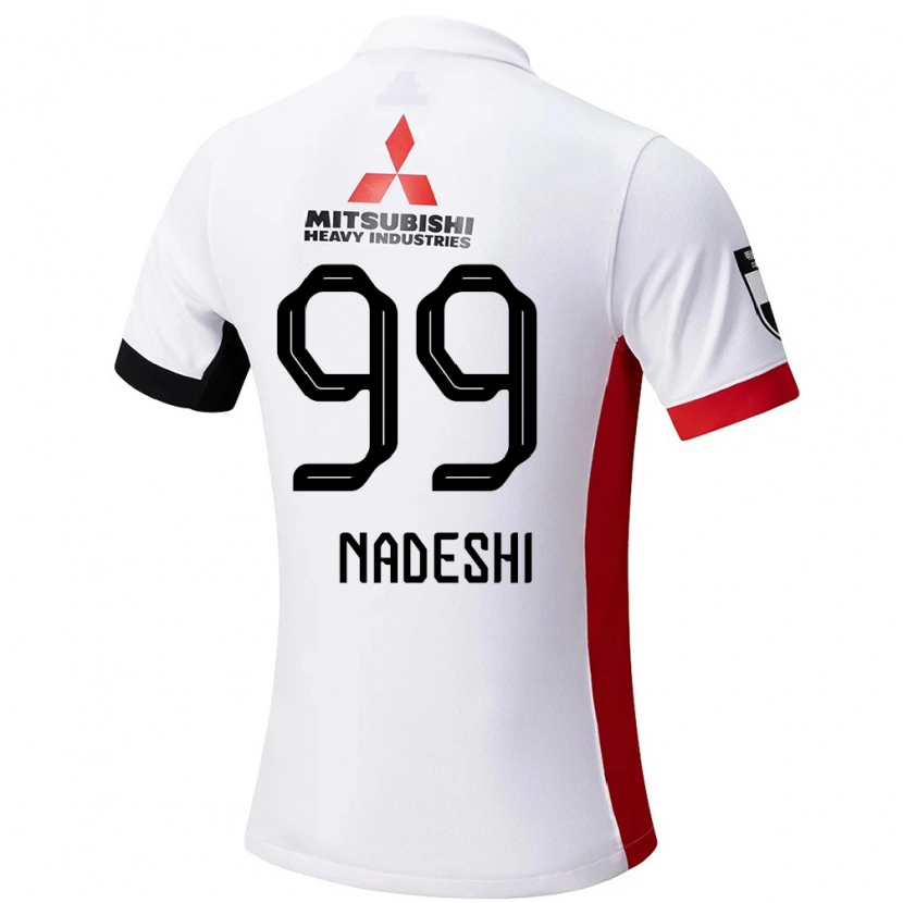 Danxen Mujer Camiseta Mizu Nadeshi #99 Rojo Blanco 2ª Equipación 2025/26 La Camisa