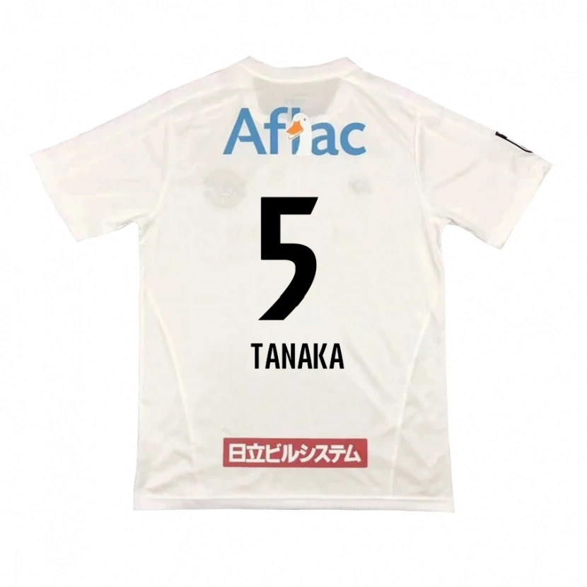 Danxen Mujer Camiseta Hayato Tanaka #5 Negro Amarillo 2ª Equipación 2025/26 La Camisa