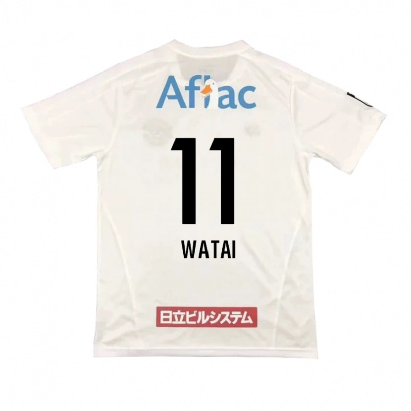 Danxen Mujer Camiseta Masaki Watai #11 Negro Amarillo 2ª Equipación 2025/26 La Camisa