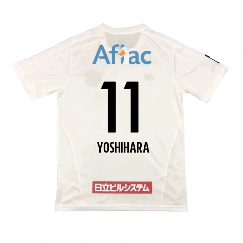 Danxen Mujer Camiseta Futo Yoshihara #11 Negro Amarillo 2ª Equipación 2025/26 La Camisa