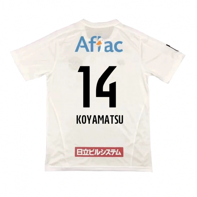 Danxen Mujer Camiseta Tomoya Koyamatsu #14 Negro Amarillo 2ª Equipación 2025/26 La Camisa