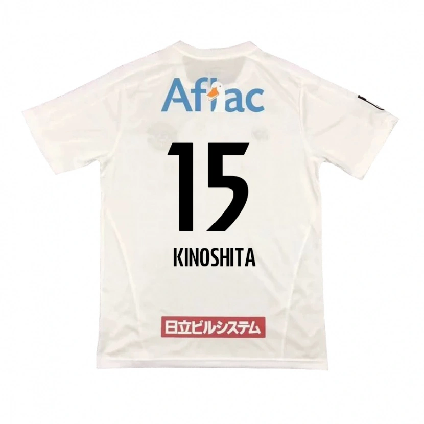 Danxen Mujer Camiseta Kosuke Kinoshita #15 Negro Amarillo 2ª Equipación 2025/26 La Camisa
