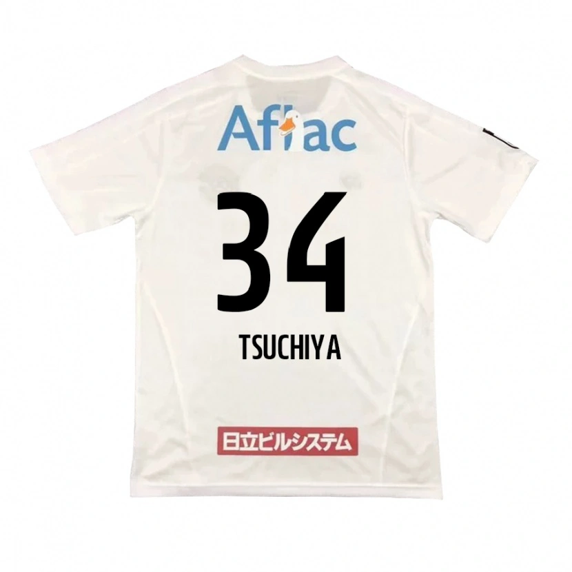 Danxen Mujer Camiseta Takumi Tsuchiya #34 Negro Amarillo 2ª Equipación 2025/26 La Camisa
