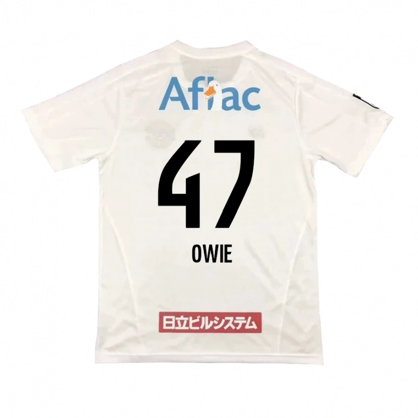 Danxen Mujer Camiseta William Owie #47 Negro Amarillo 2ª Equipación 2025/26 La Camisa
